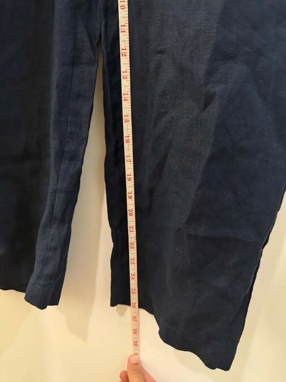 Quince Women's 100% European Linen Elastic Waist Ankle Pants